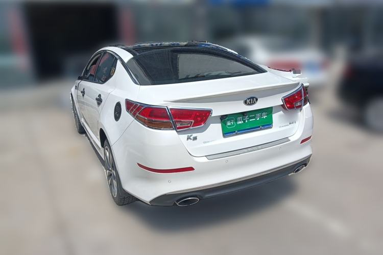 Used Kia K5 2014 2.0L Automatic LUXURY Rear Left 45 Deg