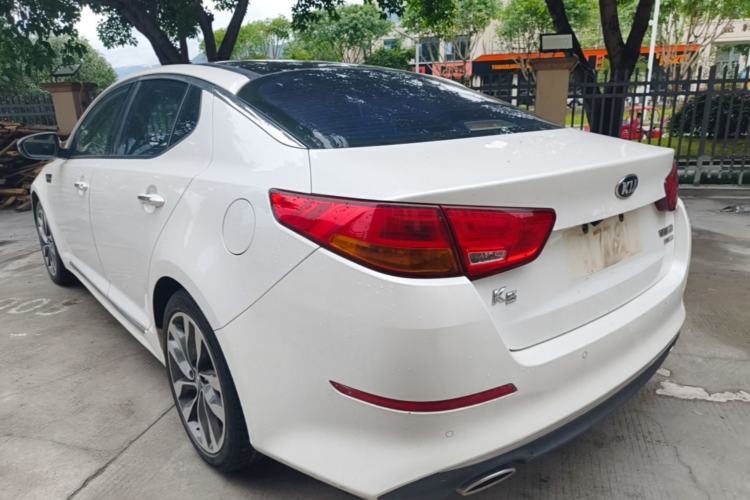 Used Kia K5 2014 2.0L Automatic LUXURY Rear Left 45 Deg