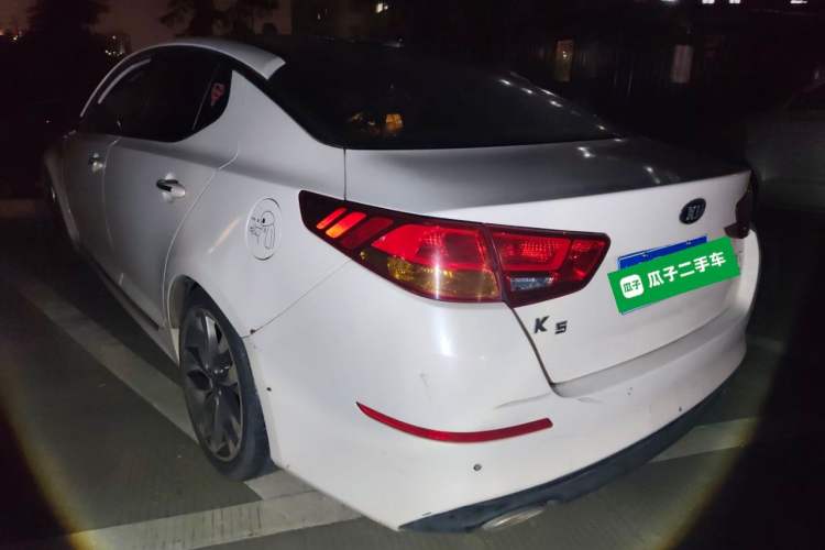 Used Kia K5 2014 2.0L Automatic LUXURY Rear Left 45 Deg