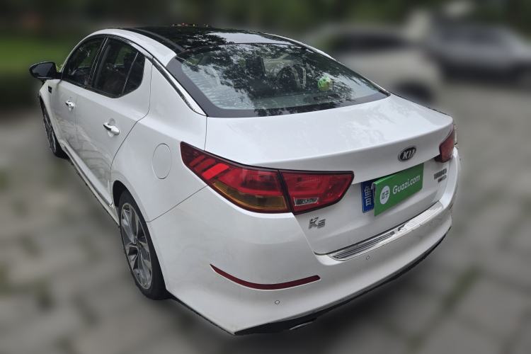 Used Kia K5 2014 2.0L Automatic LUXURY Rear Left 45 Deg