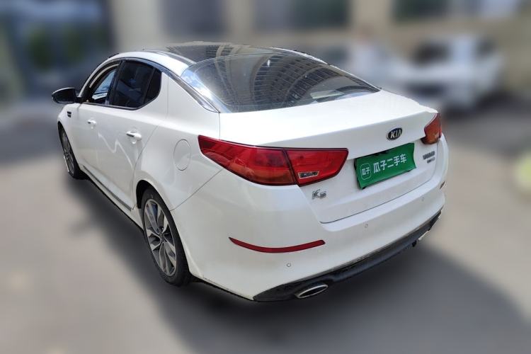 Used Kia K5 2014 2.0L Automatic LUXURY Rear Left 45 Deg