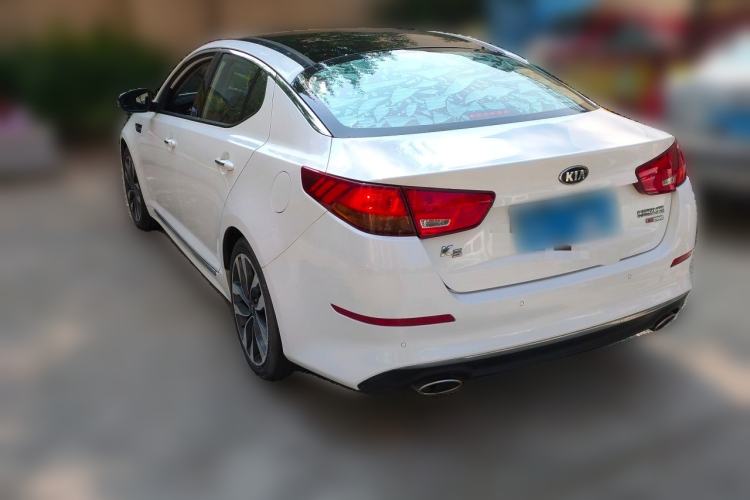 Used Kia K5 2014 2.0L Automatic LUXURY Rear Left 45 Deg