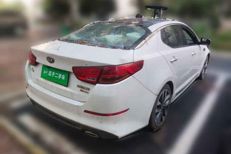 Used Kia K5 2014 2.0L Automatic LUXURY Rear Right 45 Deg