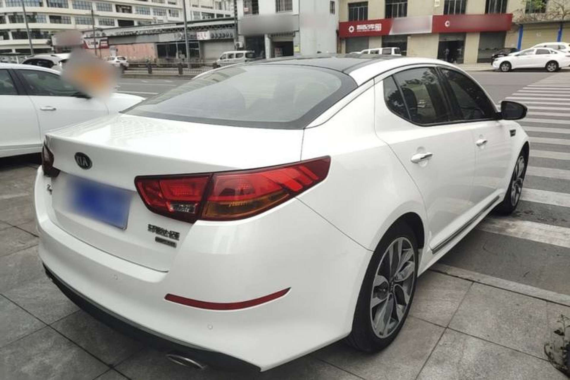 Used Kia K5 2014 2.0L Automatic LUXURY Rear Right 45 Deg