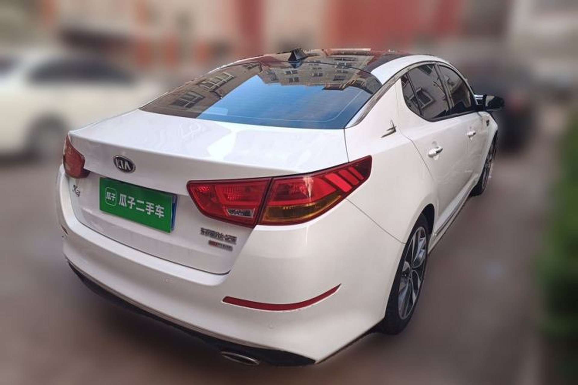 Used Kia K5 2014 2.0L Automatic LUXURY Rear Right 45 Deg