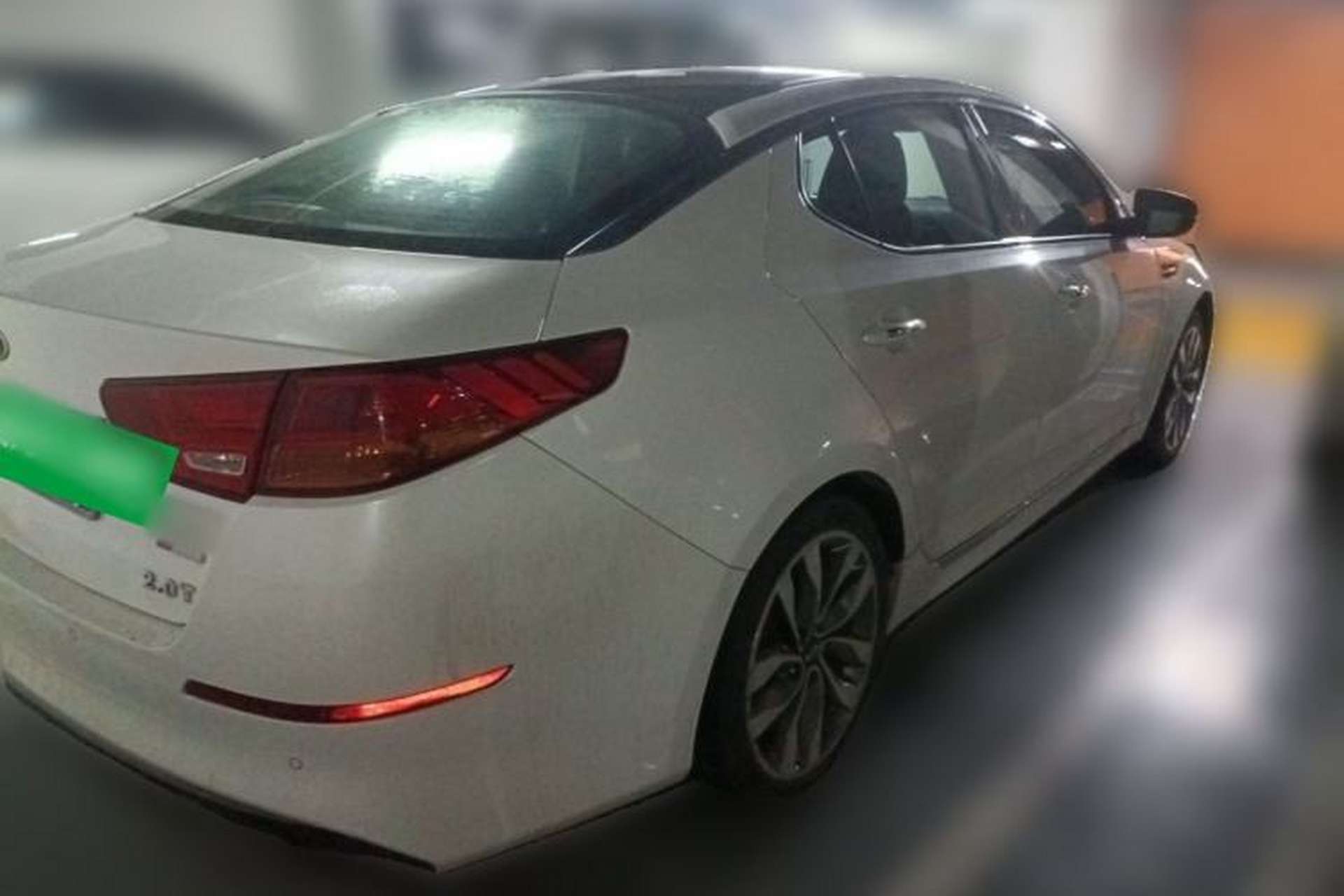 Used Kia K5 2014 2.0L Automatic LUXURY Rear Right 45 Deg