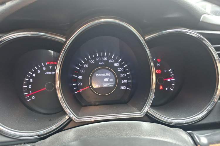 Used Kia K5 2015 2.0L Automatic GL Odometer Close Up