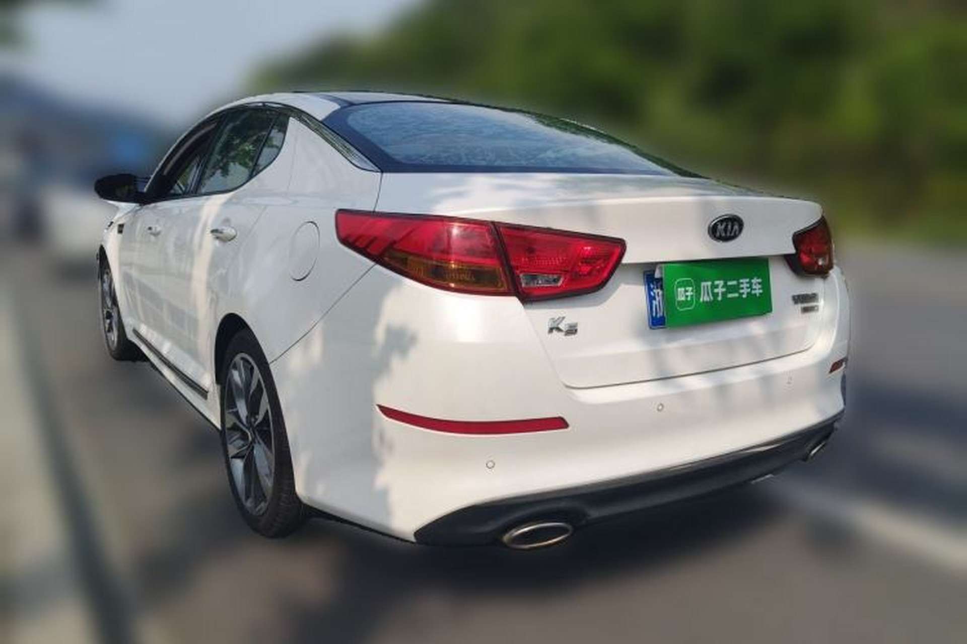 Used Kia K5 2015 2.0L Automatic LUX Rear Left 45 Deg
