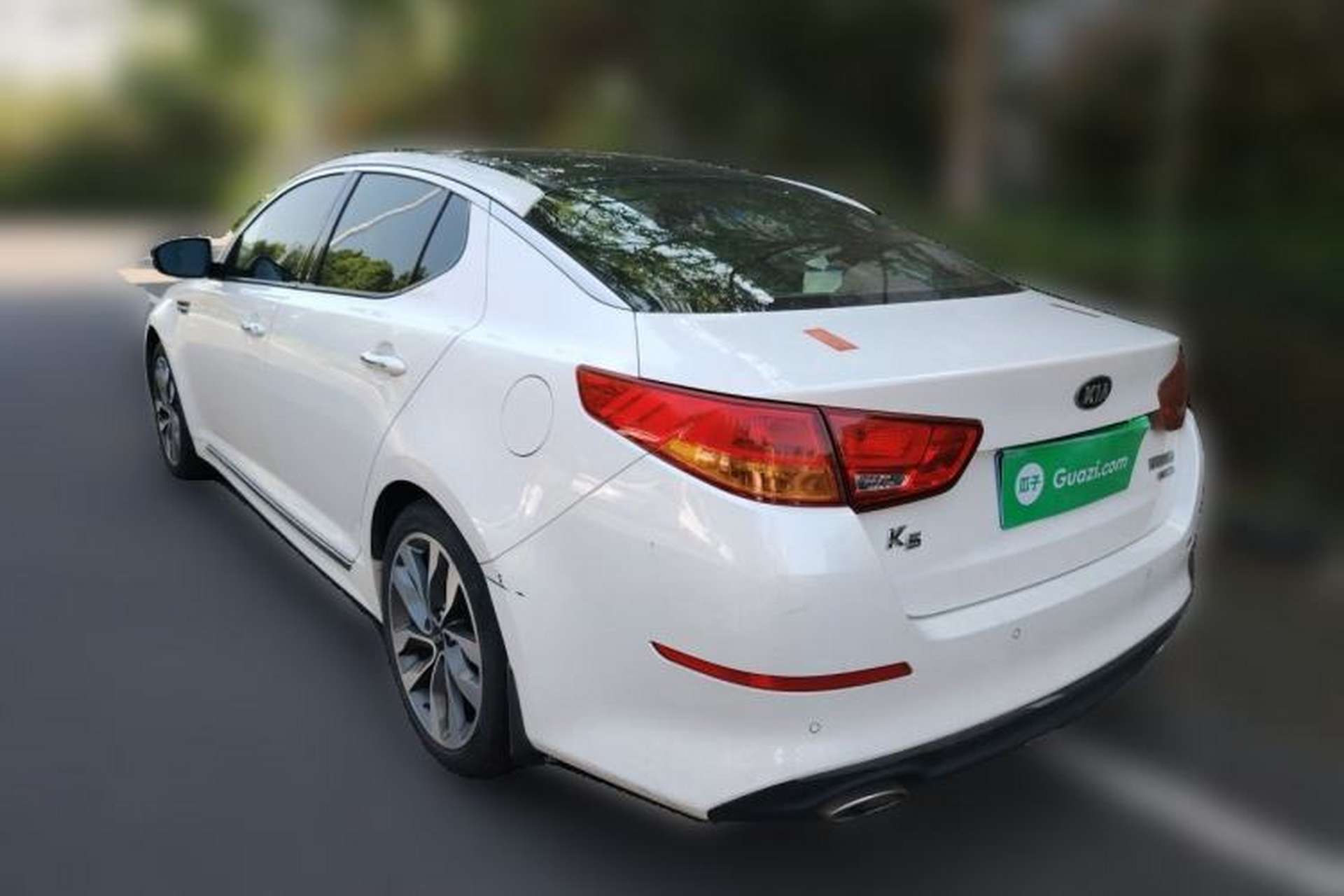 Used Kia K5 2015 2.0L Automatic LUX Rear Left 45 Deg