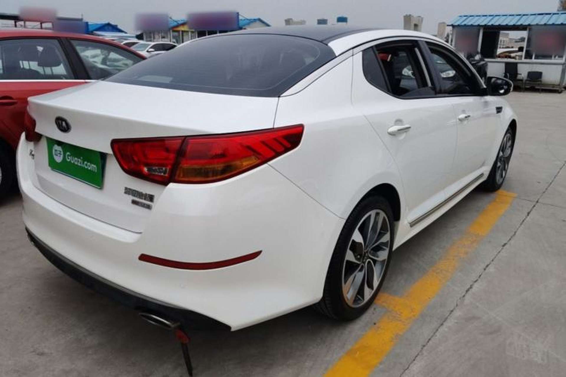 Used Kia K5 2015 2.0L Automatic LUX Rear Right 45 Deg