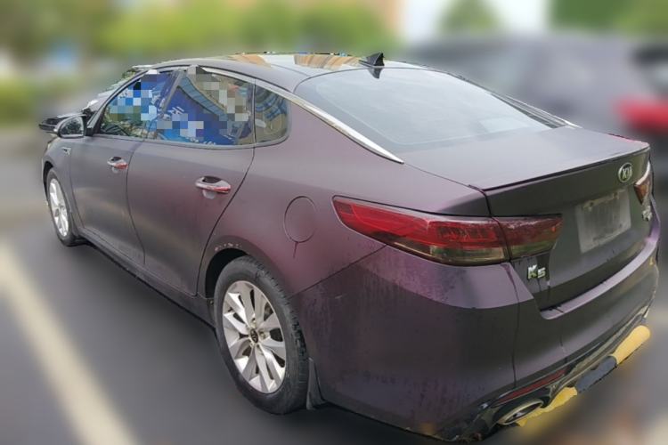 Used Kia K5 2016 1.6T Automatic LUX Rear Left 45 Deg