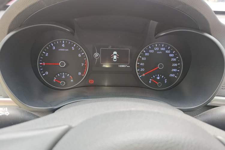 Used Kia K5 2016 2.0L Automatic LUX Odometer Close Up