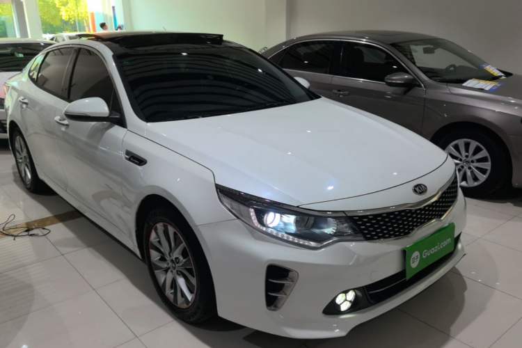 Used Kia K5 2016 1.6T Automatic LUX Front Right 45 Deg
