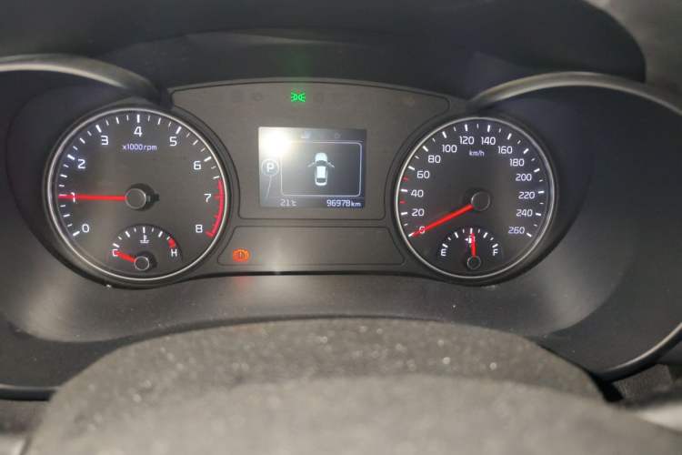 Used Kia K5 2016 1.6T Automatic LUX Odometer Close Up