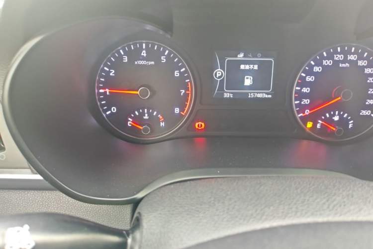 Used Kia K5 2016 1.6T Automatic LUX Odometer Close Up