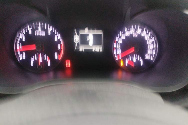 Used Kia K5 2016 1.6T Automatic LUX Odometer Close Up