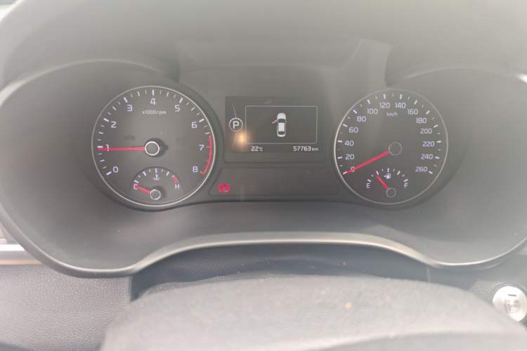 Used Kia K5 2016 2.0L Automatic LUX Odometer Close Up