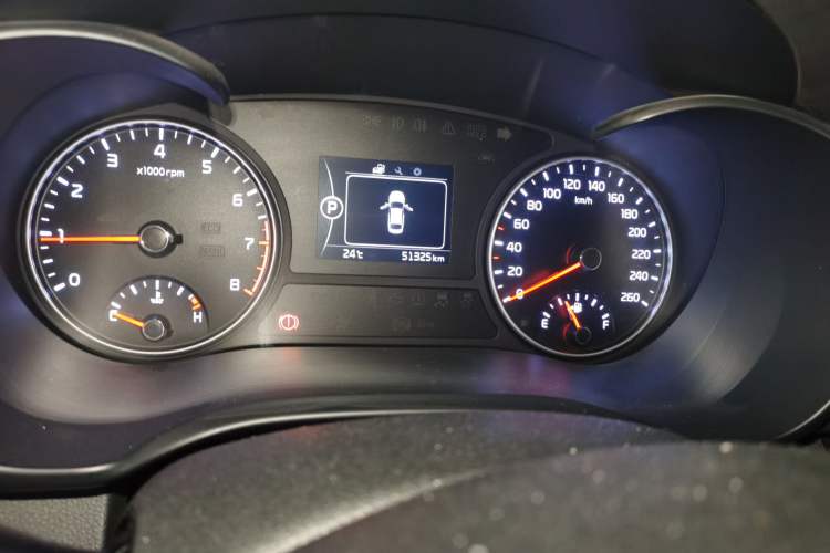 Used Kia K5 2016 1.6T Automatic LUX Odometer Close Up