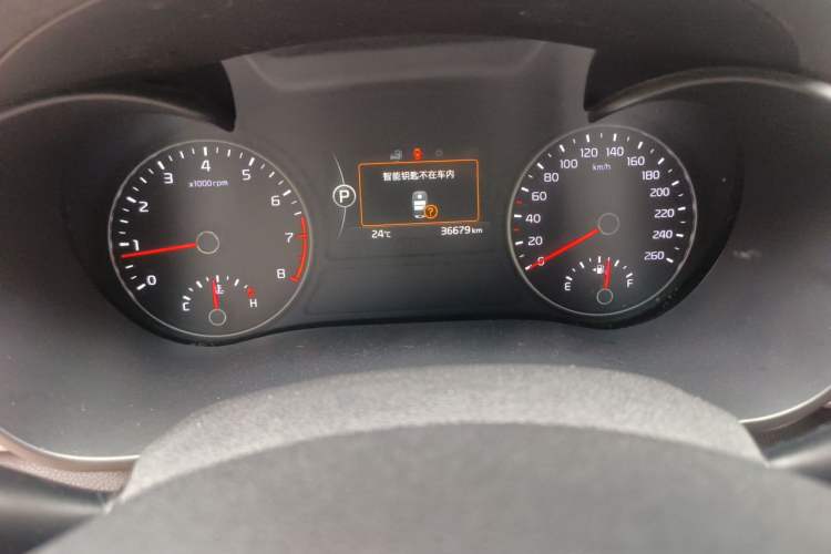 Used Kia K5 2016 2.0L Automatic LUX Odometer Close Up
