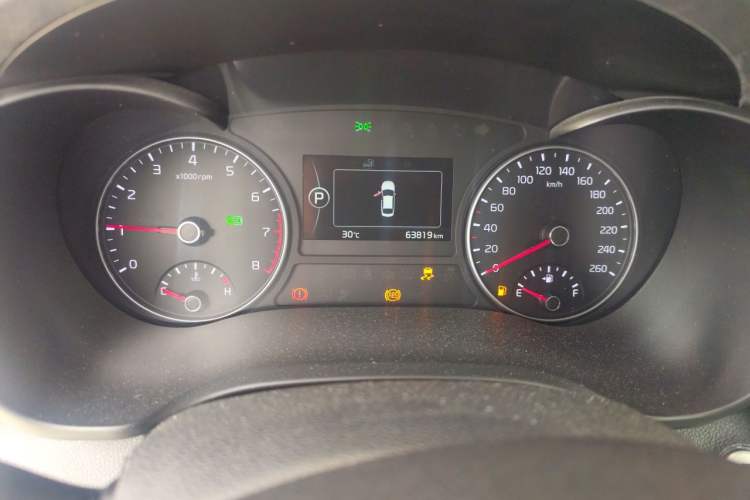 Used Kia K5 2016 2.0L Automatic LUX Odometer Close Up