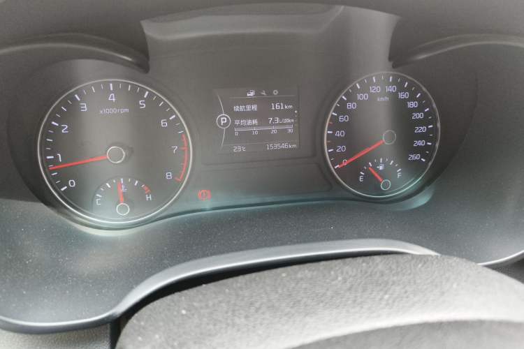 Used Kia K5 2016 2.0L Automatic GL Odometer Close Up