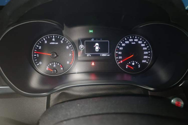 Used Kia K5 2016 2.0L Automatic LUX Odometer Close Up