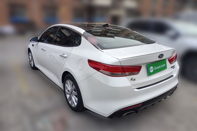 Used Kia K5 2016 1.6T Automatic LUX Rear Left 45 Deg