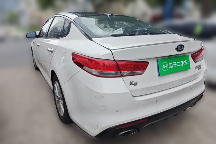 Used Kia K5 2016 1.6T Automatic LUX Rear Left 45 Deg
