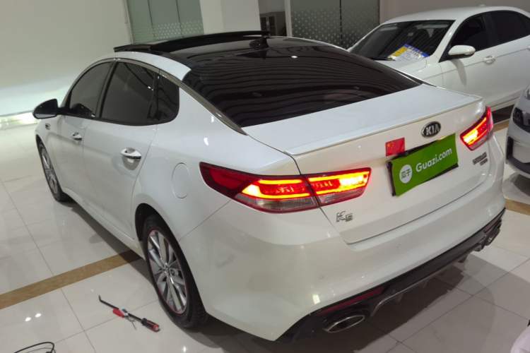 Used Kia K5 2016 1.6T Automatic LUX Rear Left 45 Deg