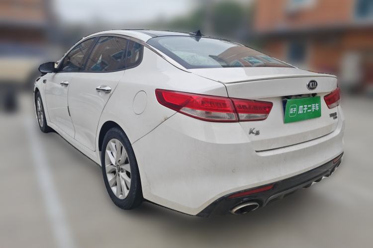 Used Kia K5 2016 1.6T Automatic LUX Rear Left 45 Deg