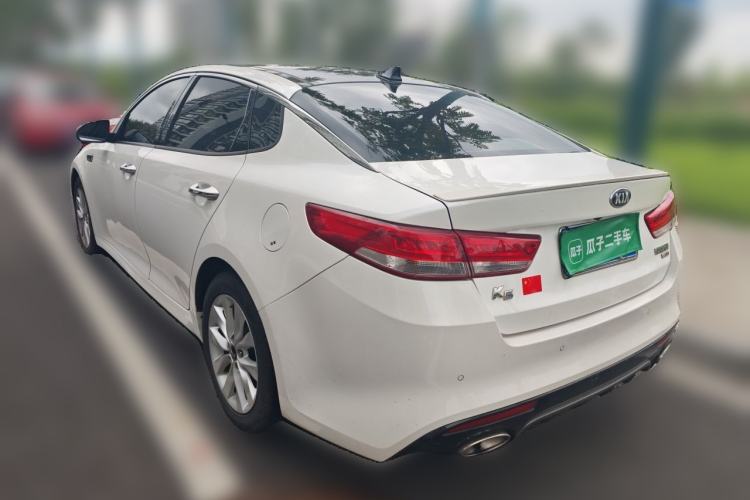 Used Kia K5 2016 1.6T Automatic LUX Rear Left 45 Deg