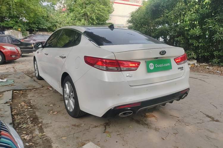 Used Kia K5 2016 1.6T Automatic LUX Rear Left 45 Deg