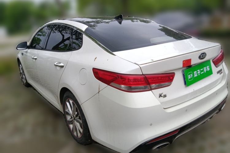 Used Kia K5 2016 1.6T Automatic LUX Rear Left 45 Deg