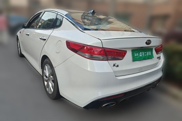 Used Kia K5 2016 1.6T Automatic LUX Rear Left 45 Deg