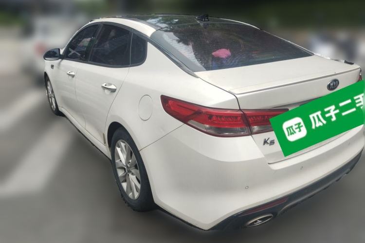 Used Kia K5 2016 1.6T Automatic LUX Rear Left 45 Deg