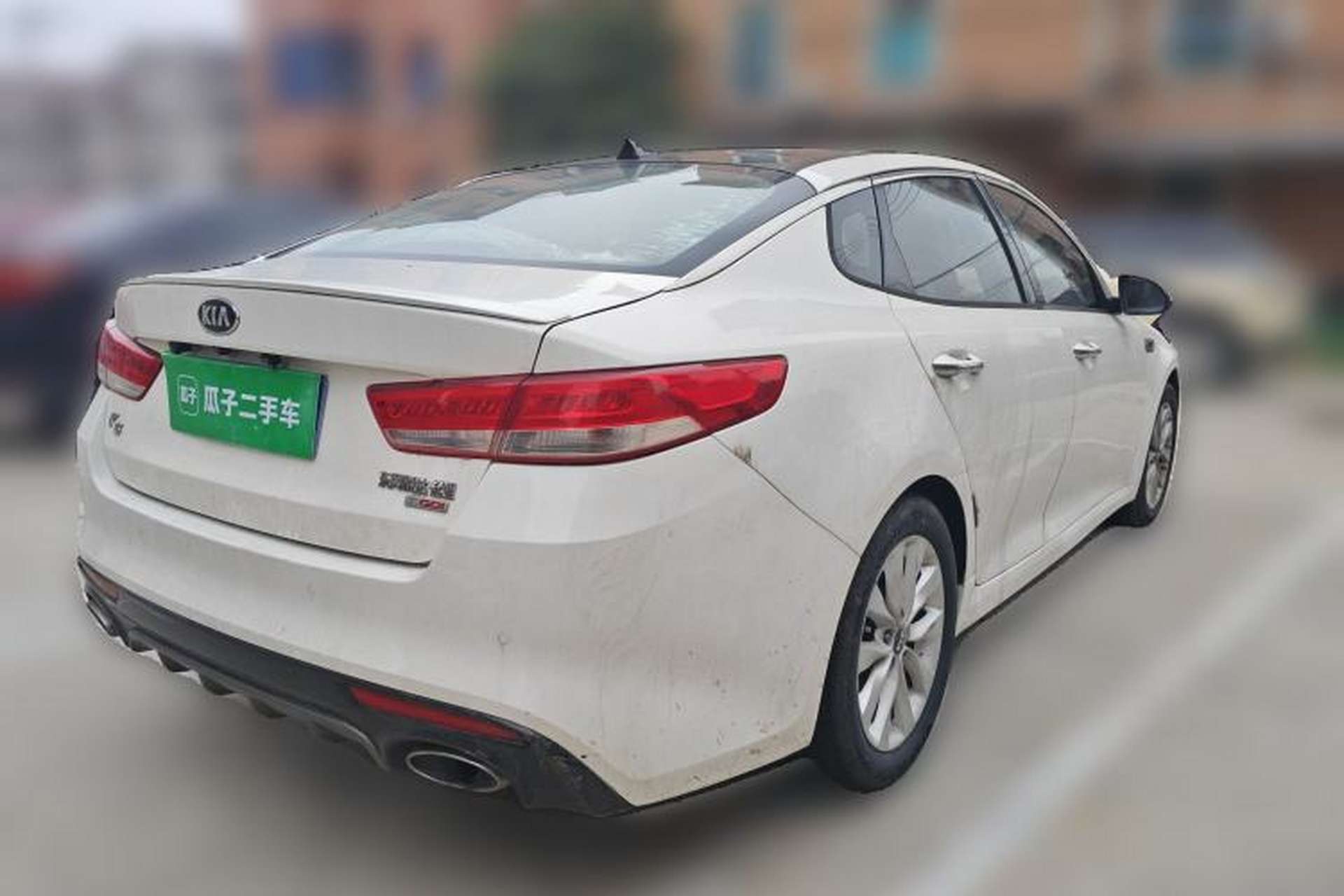 Used Kia K5 2016 1.6T Automatic LUX Rear Right 45 Deg
