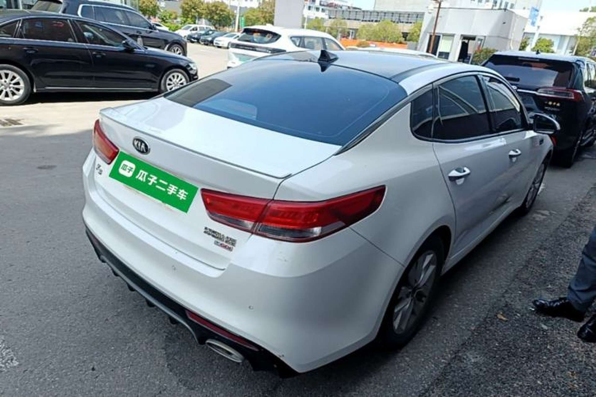 Used Kia K5 2016 1.6T Automatic LUX Rear Right 45 Deg