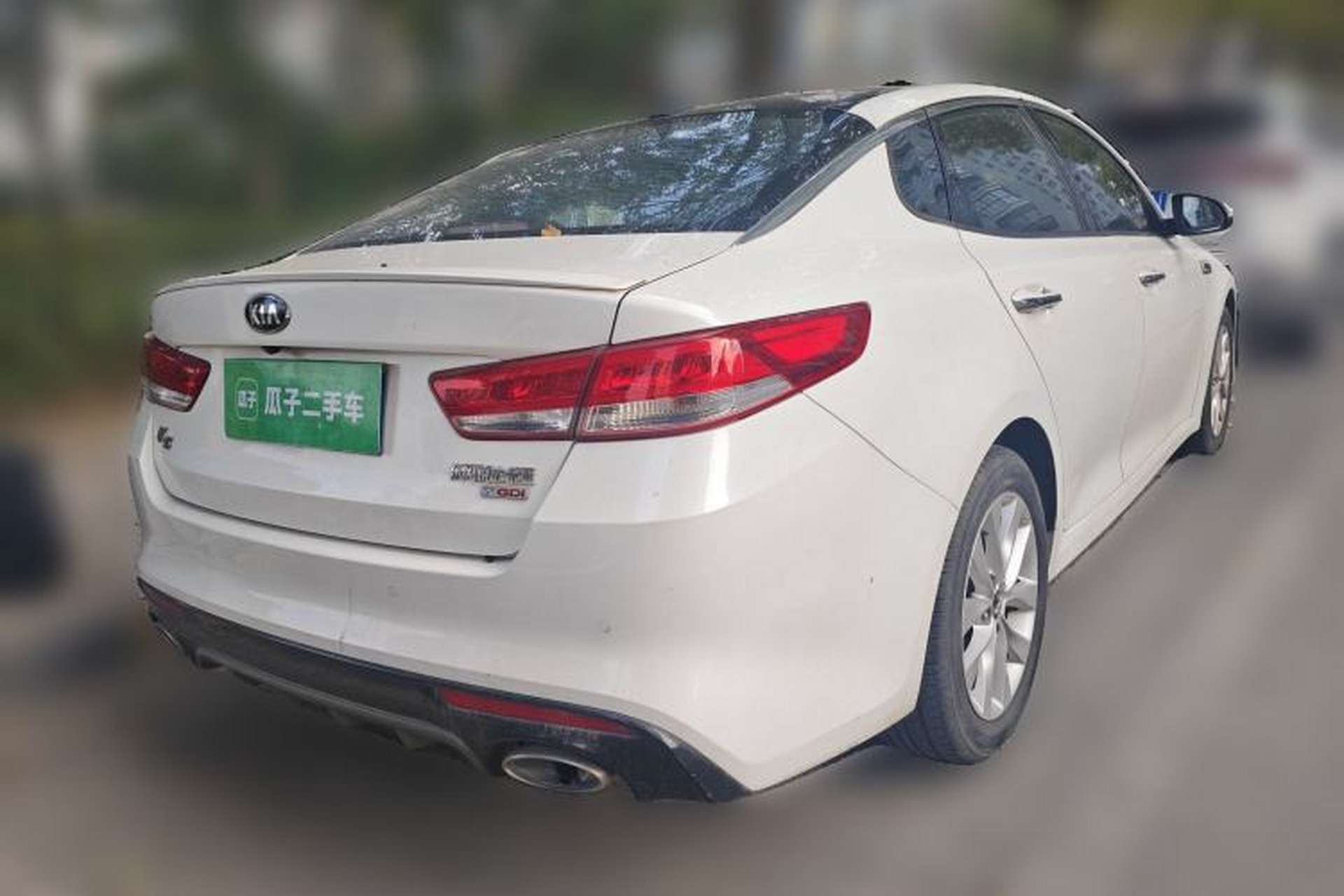 Used Kia K5 2016 1.6T Automatic LUX Rear Right 45 Deg