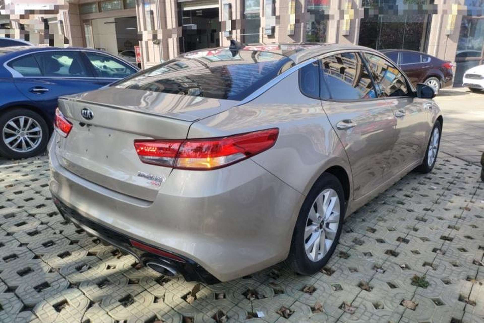 Used Kia K5 2016 1.6T Automatic LUX Rear Right 45 Deg