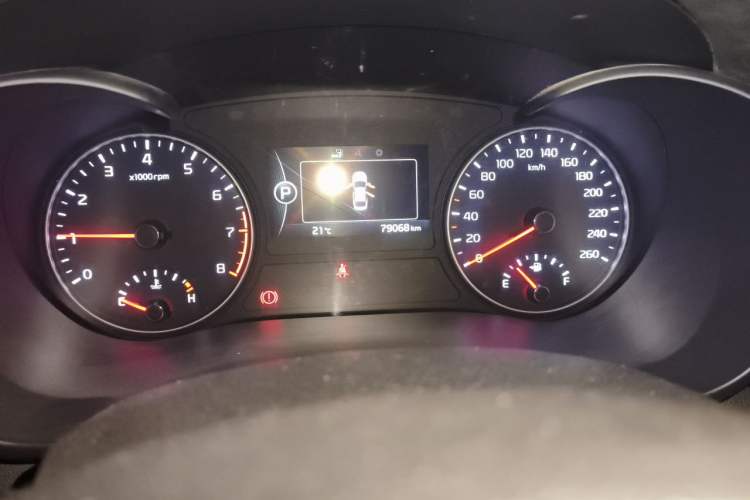 Used Kia K5 2017 2.0L Automatic 15th Anniversary Special Edition LUX Odometer Close Up