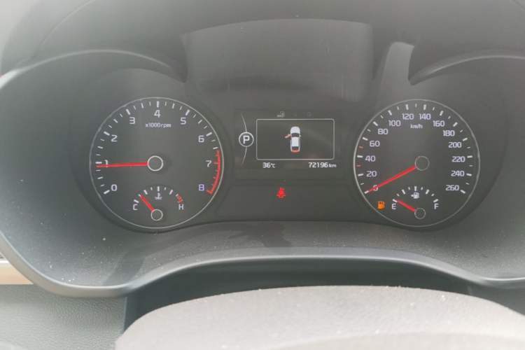 Used Kia K5 2017 2.0L Automatic 15th Anniversary Special Edition LUX Odometer Close Up