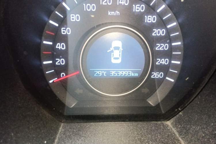 Used Kia K5  Odometer Close Up