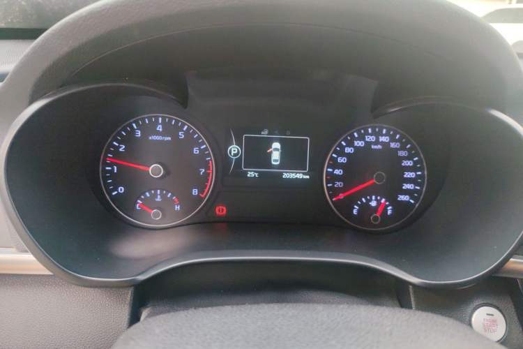 Used Kia K5 2017 2.0L Automatic 15th Anniversary Special Edition LUX Odometer Close Up