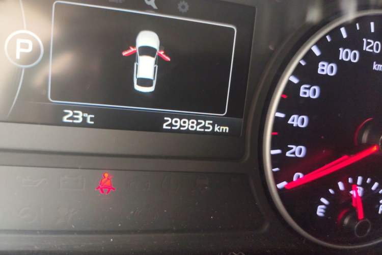 Used Kia K5 2017 2.0L Automatic 15th Anniversary Special Edition LUX Odometer Close Up