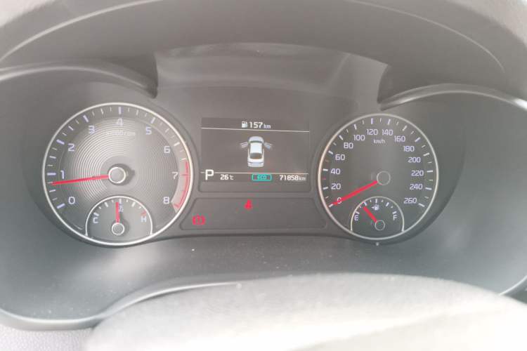Used Kia K5 2019 Pro 1.6T Automatic Luxury Edition China V Standard Odometer Close Up