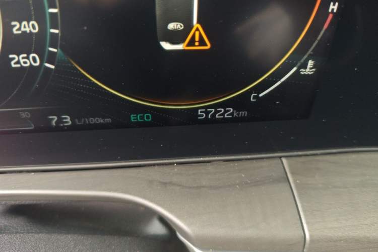 Used Kia K5 2020 270T CVVD Luxury Tech Edition Odometer Close Up