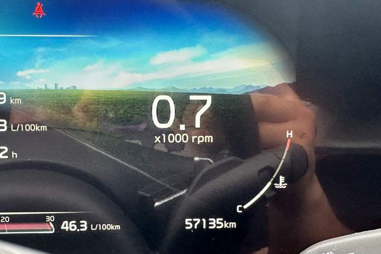 Used Kia K5 2020 380T GT-Line Flagship Edition Odometer Close Up