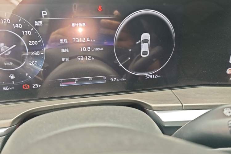 Used Kia K5 2020 380T GT-Line Flagship Edition Odometer Close Up