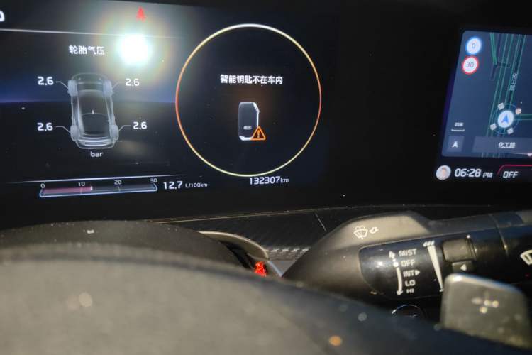 Used Kia K5 2020 380T GT-Line Flagship Edition Odometer Close Up