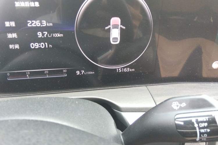 Used Kia K5 2020 380T GT-Line Flagship Edition Odometer Close Up